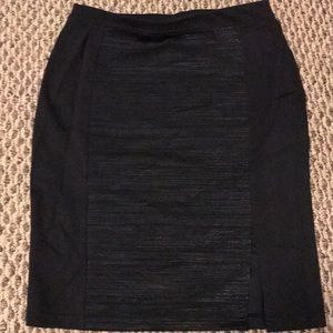 Black pencil skirt